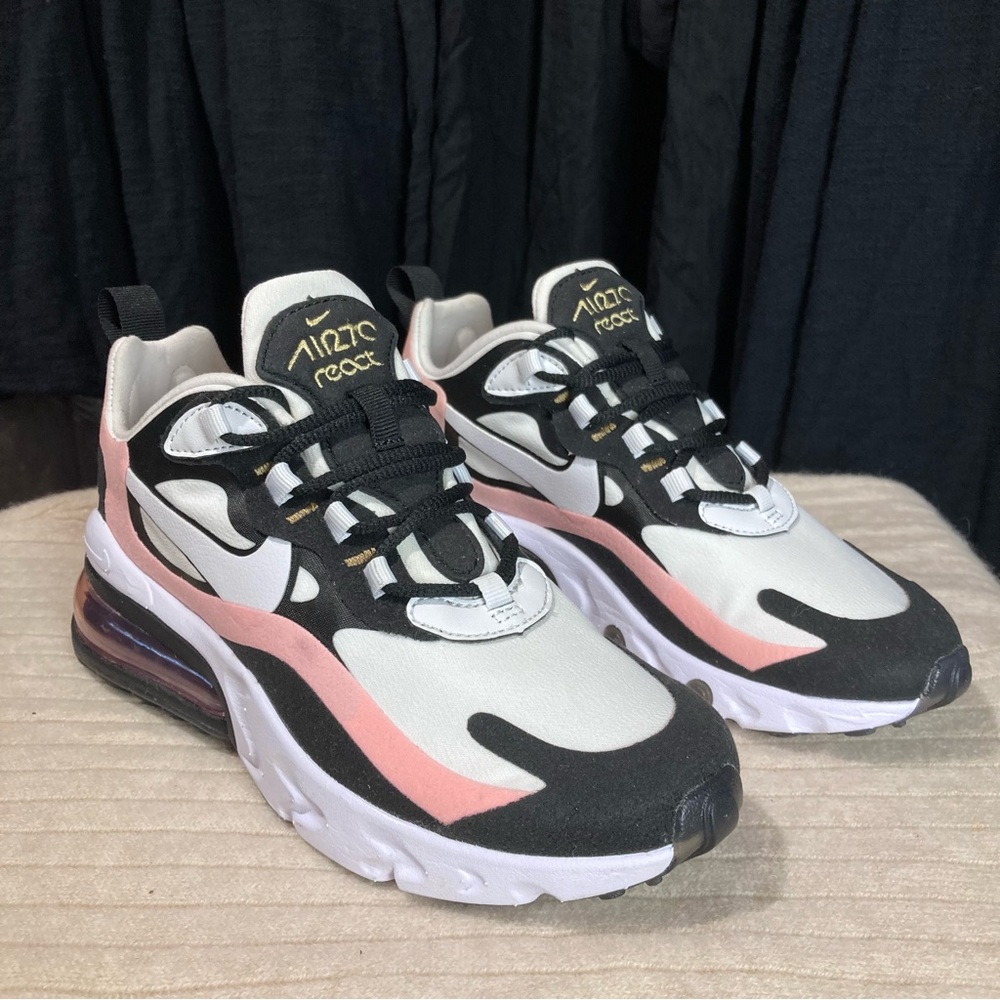 Nike Air Max 270 React Coral Black Women’s 5